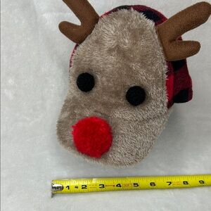 Adorable Reindeer toddlers Hat with Red Nose
